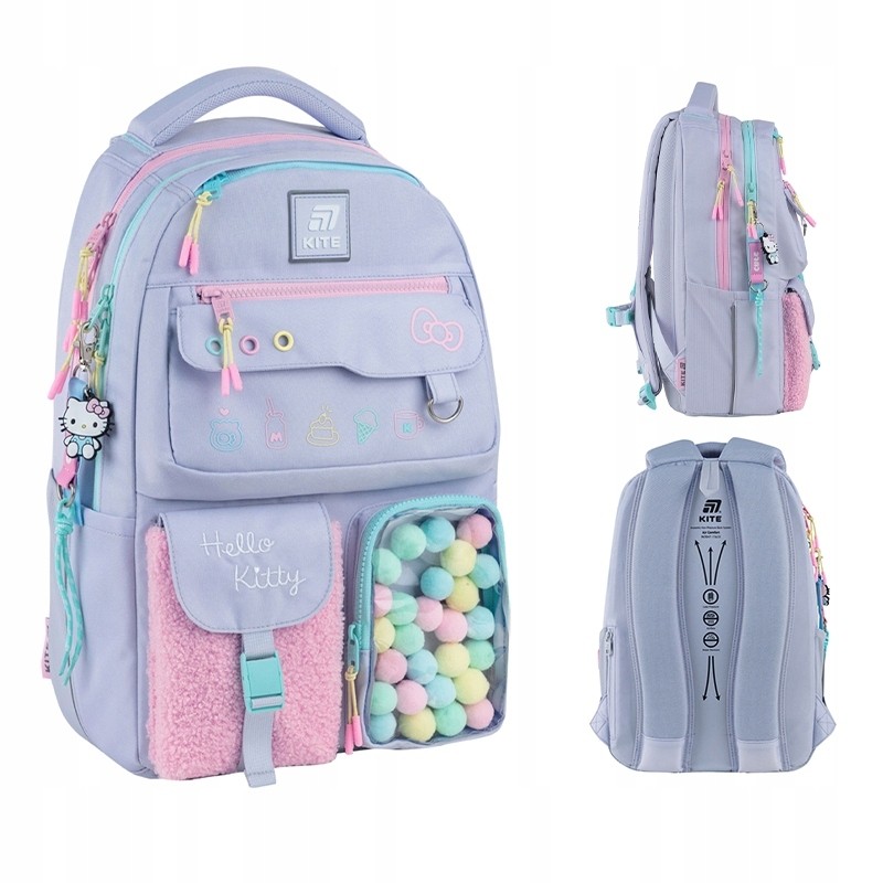 Módny školský batoh pre dievčatá HELLO KITTY Kite HK25-2587M